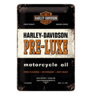 Harley-Davidson Pre-Luxe Motorcycyle Oil steel sign 8x12"