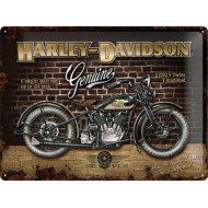 1933 Harley Davidson VLE steel sign 16x12