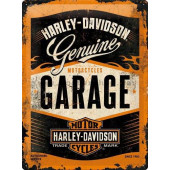 Plechová cedule Harley-Davidson Garage 40x30