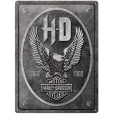 Plechová cedule Harley-Davidson orel 40x30cm