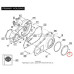 5pcs 8-32x3/8" Derby Cover zinc screw set for Harley-Davidson OEM 1062