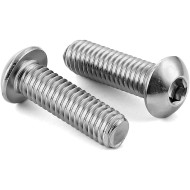 1pc Chrome Screw by MCS 1/4-20X 1-1/8" BUTTON HEAD SCREW for Harley
