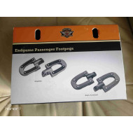 Harley-Davidson Endgame Passenger Footpegs, Graphite, 50501643, fits 2018 and later Softails