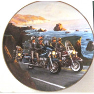 Harley-Davidson Collectible Plate 2002 "The Pacific Coast Highway"