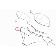 Harley-Davidson 1/4-20 X 9/16 Torx Button Head Inner Outer Electra Fairing Windshield Screw P/N 2445 