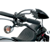 Matte black Levers for Harley Davidson 1996-2013 by Drag Specialties