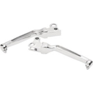 Chrome Skull Levers for Harley Davidson 1996-2013 by Drag Specialties