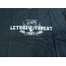 Pánské černé motorkářské tričko Lethal Threat Skull lebka XL