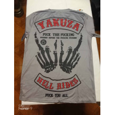 Pánské elastické triko Hell Riders Yakuza šedé, vel. L