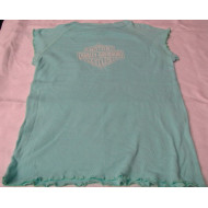 Harley Davidson Women's lightgreen T-shirt Small