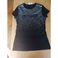 Harley Davidson Women's Metallic Print Front T-shirt, Small 