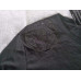 Harley-Davidson Mens Chambray Zipper Pocket Enzyme Washed Black Long Sleeve T-Shirt Large