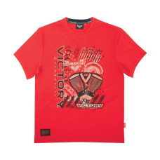 Pánské červené tričko Victory Motorcycles Montage, L