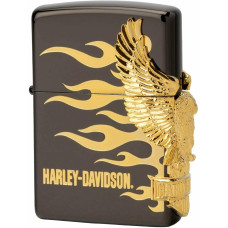  Harley Davidson rare Japan Zippo Lighter 24k Gold - limited edition