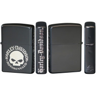 Harley Davidson Black Zippo lighter from Japan Willie G Skull Limited Edition