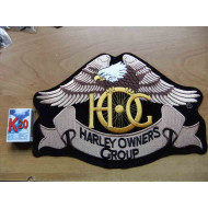 Harley Davidson HOG - velká zádová nášivka